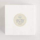 "Beach Babe" - Wedding Favor Stickers in Ocean by Robert and Stella - In Use
