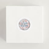 "Groovy Bach" - Wedding Favor Stickers in Cobalt by Janna Sue Design - In Use