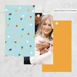 "Last Splash" - Wedding Favor Tags in Mimosa by Jenna Holcomb - Back of Card Options