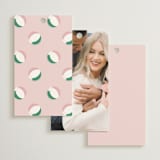 "Last Splash Pool Party" - Wedding Favor Tags in Petal by Becky Nimoy - Back of Card Options