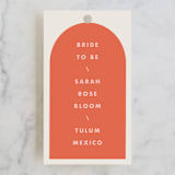 "Tropic Hot" - Wedding Favor Tags in Tropical by Baumbirdy - Front