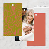 "Wild Child" - Wedding Favor Tags in Azalea by Jenna Holcomb - Back of Card Options