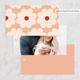 "Label" - Wedding Favor Tags in Peach by Morgan Kendall - Back of Card Options