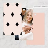 "Wife of the Party" - Wedding Favor Tags in Blush by Baumbirdy - Back of Card Options