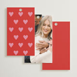 "The Queen" - Wedding Favor Tags in Rose by Jenna Holcomb - Back of Card Options