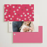 "Pink" - Wedding Favor Tags in Rouge by chocomocacino - Back of Card Options