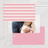 "Chic Party" - Wedding Favor Tags in Champagne by Angela Thompson - Back of Card Options