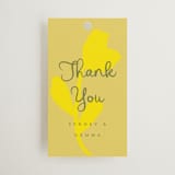 "Bloom" - Wedding Favor Tags in Island Citrus by Morgan Kendall - Front