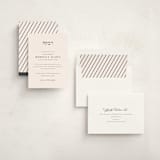 "Monogrammed" - Bris and Baby Naming Invitations in Melon by Up Up Creative - Assembled