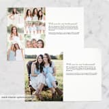 "Bridesmaid Bouquet" - Bridesmaid Cards in Blush by Haley Warner - Interior Options