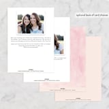 "Bridesmaid Dress" - Bridesmaid Cards in Blush by Itsy Belle Studio - Back of Card Options
