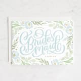 "Ranunculus Frame" - Bridesmaid Cards in Frost by Kristen Smith - Front