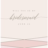 "Wrapped Up" - Bridesmaid Cards in Blush by Karidy Walker - Detail