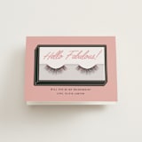 "wink" - Bridesmaid Cards in Rose by Jennifer Lew - Front
