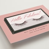 "wink" - Bridesmaid Cards in Rose by Jennifer Lew - Detail
