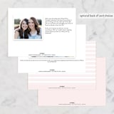 "So Obvious" - Bridesmaid Cards in Blush by Pink House Press - Back of Card Options