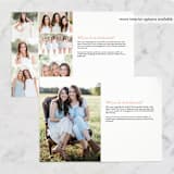 "Midnight Garden" - Bridesmaid Cards in Peach by Paper Raven Co. - Interior Options