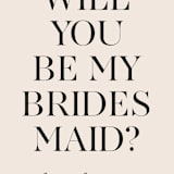 "Simple Chic" - Bridesmaid Cards in Blush by Angela Thompson - Detail