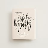 "Best day just got better" - Bridesmaid Cards in Blush by Lea Delaveris - Front