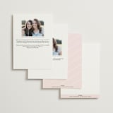 "Best day just got better" - Bridesmaid Cards in Blush by Lea Delaveris - Back of Card Options