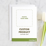 "Portrait Custom" - Bridesmaid Cards in Charcoal by Minted - Front