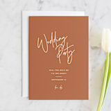 "Marked" - Bridesmaid Cards in Rust by JoAnn Jinks - Front