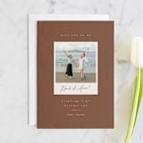 "Patina" - Bridesmaid Cards in Rust by Ekko Studio - Front