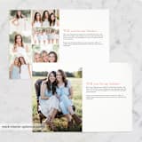 "No us without you" - Bridesmaid Cards in Peach by Pati Cascino - Interior Options