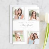 "Gallery Collection" - Bridesmaid Cards in Eggshell by Michelle Taylor - Front