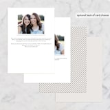 "Gallery Collection" - Bridesmaid Cards in Eggshell by Michelle Taylor - Back of Card Options