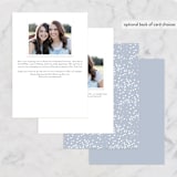 "Wife of the Party" - Bridesmaid Cards in Chambray by Hudson meet Rose - Back of Card Options