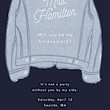 "Wife of the Party" - Bridesmaid Cards in Chambray by Hudson meet Rose - Detail