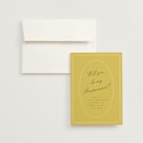 "Calia" - Bridesmaid Cards in Island Citrus by Ani Somi - Invitation with Envelope