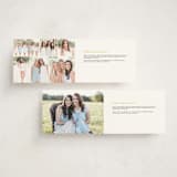"Coastal Drift" - Bridesmaid Cards in Island Citrus by Pixel and Hank - Interior Options