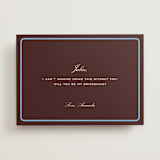 "Aperitif" - Bridesmaid Cards in Fig by Megan Davis - Front