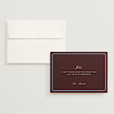 "Aperitif" - Bridesmaid Cards in Fig by Megan Davis - Invitation with Envelope
