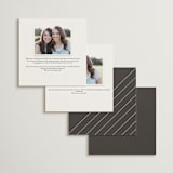 "Polaroid" - Bridesmaid Cards in Snow by Brittney Jensen - Back of Card Options