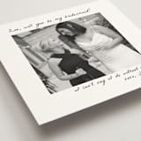 "Polaroid" - Bridesmaid Cards in Snow by Brittney Jensen - Detail