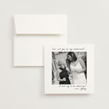 "Polaroid" - Bridesmaid Cards in Snow by Brittney Jensen - Invitation with Envelope