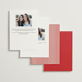 "Croquet" - Bridesmaid Cards in Cherry by Megan Davis - Back of Card Options