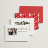 "Imprint" - Bridesmaid Cards in Carmine by Jelena Vuletic - Back of Card Options