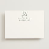 "Campania" - Bridesmaid Cards in Sorbetto by Megan Davis - Front