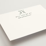 "Campania" - Bridesmaid Cards in Sorbetto by Megan Davis - Detail