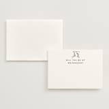 "Campania" - Bridesmaid Cards in Sorbetto by Megan Davis - Invitation with Envelope