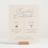 "Classic Cocktails" - Bar Signs in Cosmo by Erica Krystek - In Use