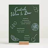 "Garnish" - Bar Signs in Olive by Megan Davis - In Use