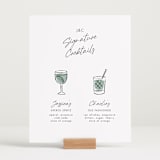 "Angled Signature Drink" - Bar Signs in Pistachio by mo kelley - In Use