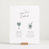 "Angled Signature Drink" - Bar Signs in Pistachio by mo kelley - In Use