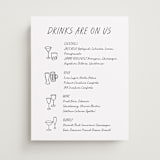 "Marcel" - Bar Signs in Ink by Morgan Kendall - Front