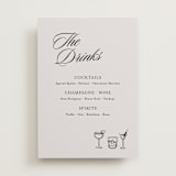 "The Drinks" - Bar Signs in Noir by Tamara Hilje - Front